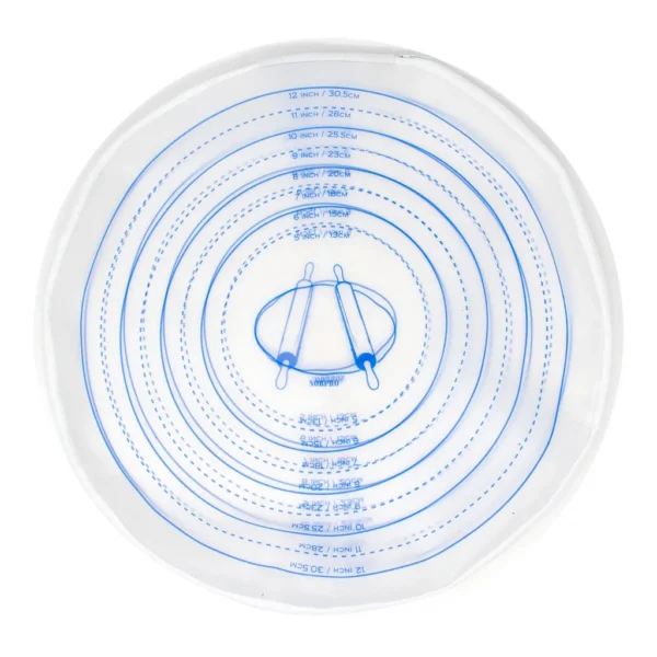 6a6a3e08-b528-47ad-aad2-6a425815779f.jpg Norpro - Silicone Pie Crust Dough Rolling Bag, Non-Stick, Mess-Free, 5" to 12" Crusts - White