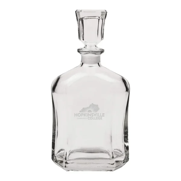 6baf1eba-c39c-4f1f-b84e-d98a9d24c2d1.jpg Jardine - Hopkinsville Community College 23.75oz. Crystal Whisky Decanter - Multicolor
