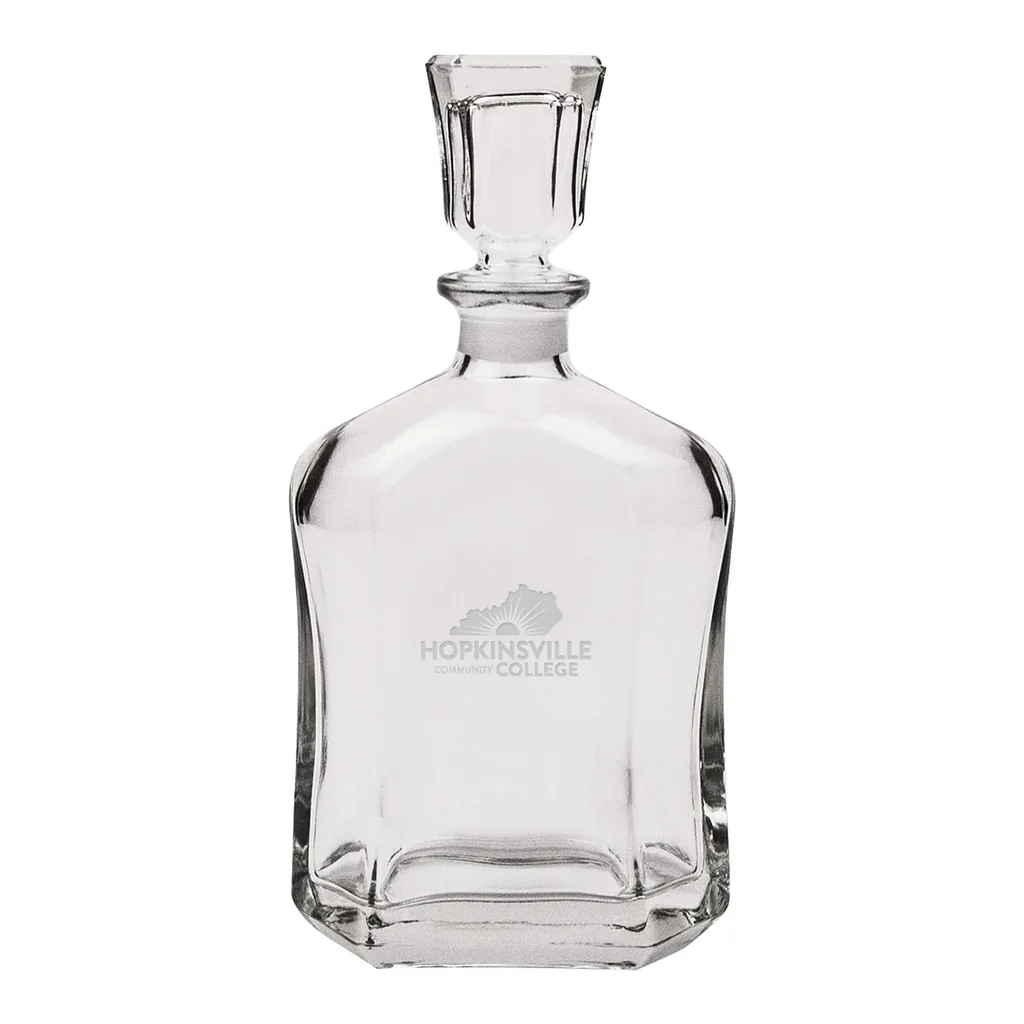 6baf1eba-c39c-4f1f-b84e-d98a9d24c2d1.jpg Jardine - Hopkinsville Community College 23.75oz. Crystal Whisky Decanter - Multicolor