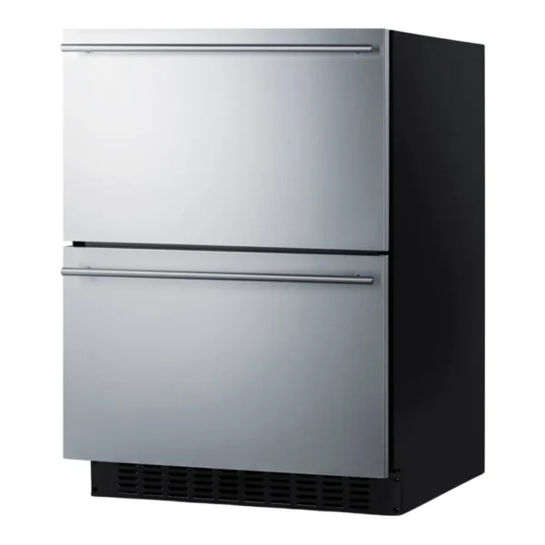6be07c24-0a36-4c59-9599-16e81ea0a1e3.jpg Summit Appliance - 24" Wide 2-Drawer All-Refrigerator, ADA Compliant - Steel