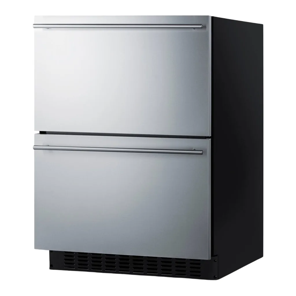 6be07c24-0a36-4c59-9599-16e81ea0a1e3.jpg Summit Appliance - 24" Wide 2-Drawer All-Refrigerator, ADA Compliant - Steel
