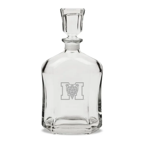 6c957663-5062-4bbe-aa54-5c4dfd5e3935.jpg Jardine - Mercer Bears 23.75oz. Crystal Whisky Decanter - Multicolor