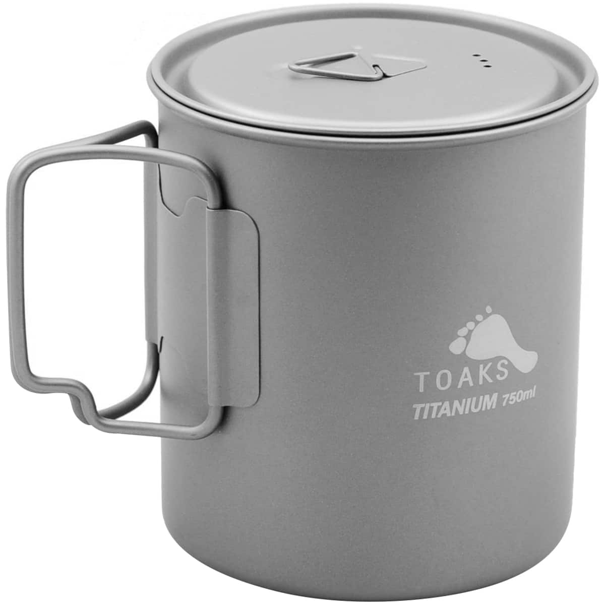 6c9774fb-d9d1-4b0d-9f21-481fe46ed215.jpg Ultralight Titanium Camping Cook Pot with Foldable Handles and Lid - 750ml
