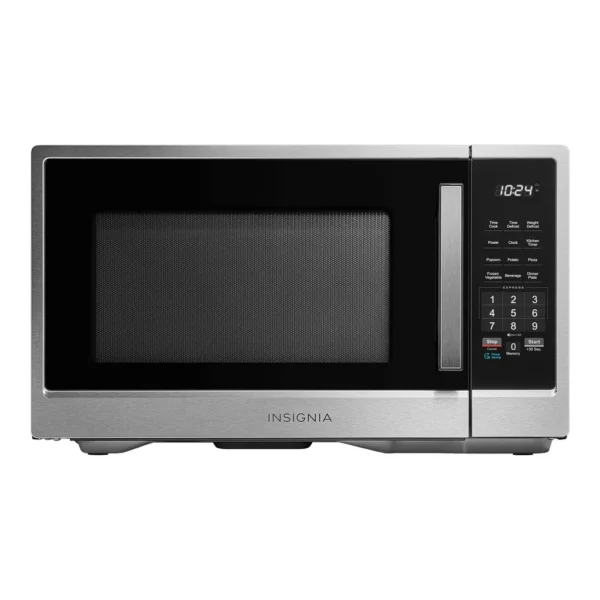 6cbb8db7-3fbf-4745-86dd-1f76a7e2093a.jpg Insignia™ - 1.1 Cu. Ft. Countertop Microwave - Stainless Steel
