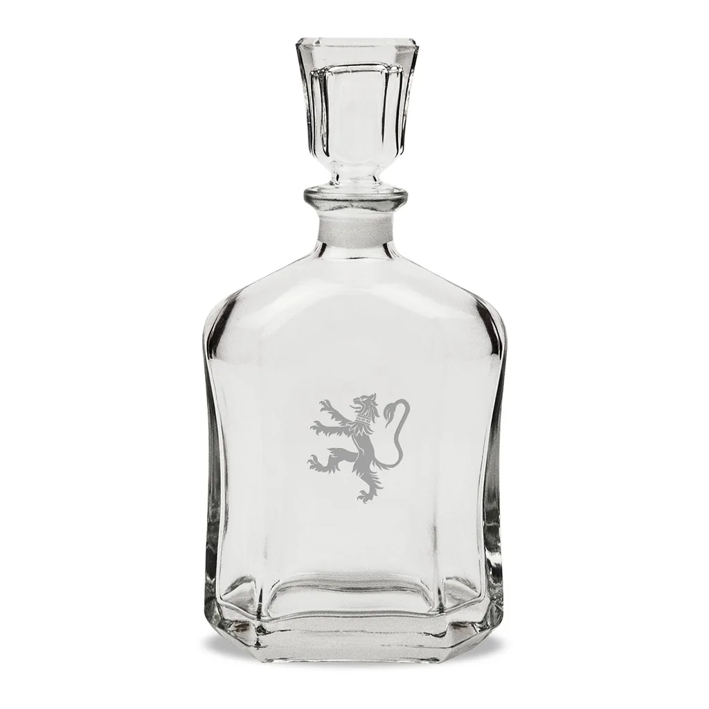 6cbd3c8b-7a4c-44c5-8982-5593bedd1d72.jpg Jardine - Phillips Exeter Academy Big Red 23.75oz. Crystal Whisky Decanter - Multicolor
