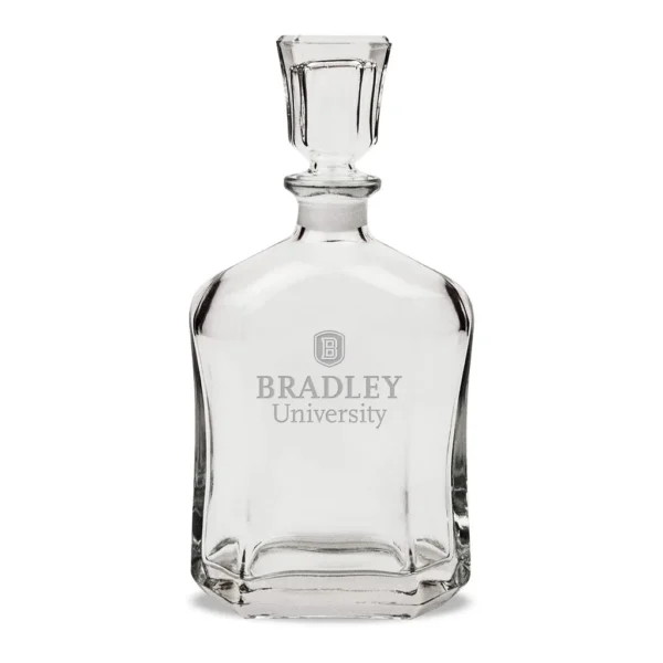 6d3fcc76-77be-4320-87e3-167f7251d268.jpg Jardine - Bradley Braves 23.75oz. Crystal Whisky Decanter - Multicolor