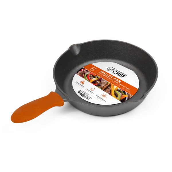 6d5f5d0c-3762-42ab-8142-7c41c2b344cb.jpg Commercial Chef - 8 Inch Skillet - Black
