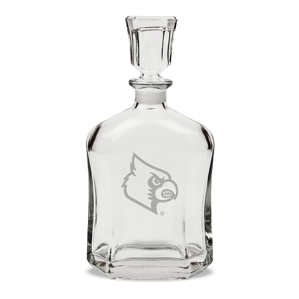 6d65006d-00e2-4ce5-ba48-7331dfc7efa4.jpg Jardine - Louisville Cardinals 23.75oz. Crystal Decanter - Multicolor