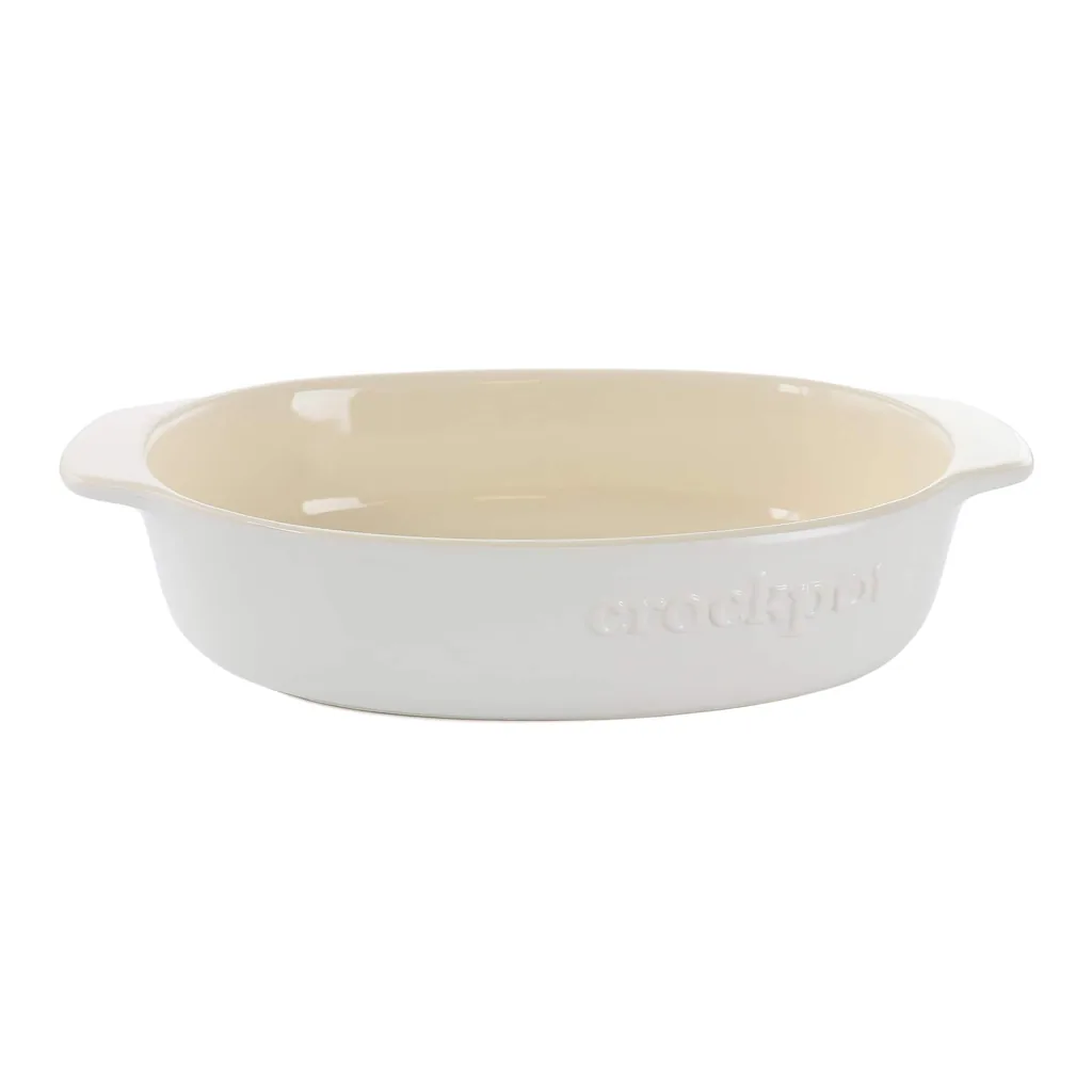 6e80c566-a8c2-4303-8985-b161428b42ce.jpg Crockpot - Crock Pot Artisan 2.5 Quart Oval Stoneware Casserole - White