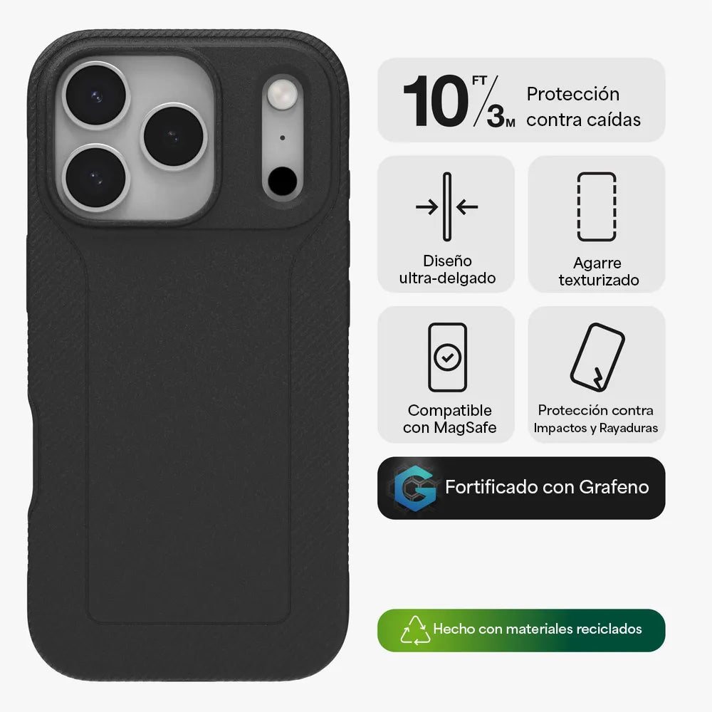 702318830_1.jpg Zagg Case Luxe with MagSafe for iPhone 17 Pro - Black