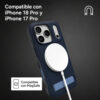 702322369_3.jpg Zagg Case Sedona with MagSafe KS for iPhone 18 Pro/17 Pro - Navy Blue