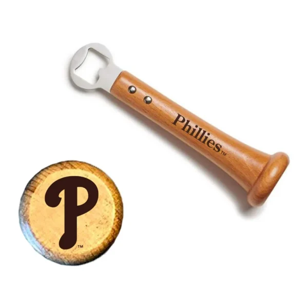 71360954-e494-4979-9bce-892203f8a511.jpg Baseball BBQ - Philadelphia Phillies Pickoff Bottle Opener - Multicolor