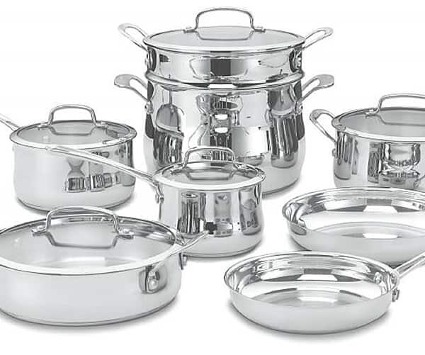 7330072_rd.jpg Cuisinart - Contour 13-Piece Cookware Set - Silver