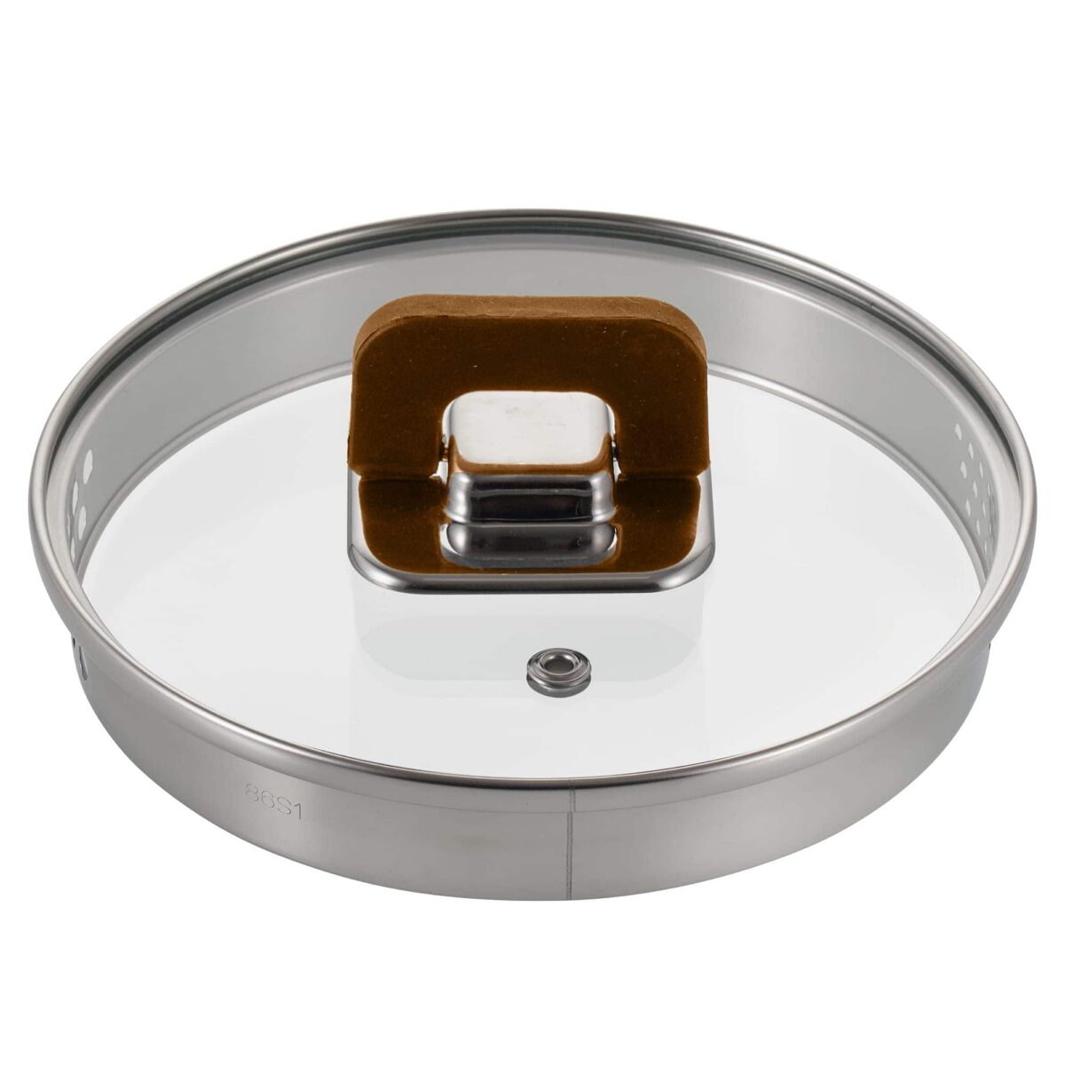 7569b150-1d4e-4b49-8031-5fa123a35421.jpg NutriChef - 3.1 Quart Saucepan Pot, Tempered Glass Lids, Works with NCCWSTKBR (NCWSTKBR31LID) - Brown