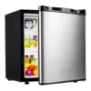 768473ac-a39d-42e9-a890-a30ea7e0f19b.jpg Costway - 1.7 Cu.Ft Mini Fridge with Chiller Compartment, Adjustable Thermostat, Low Noise - Silver
