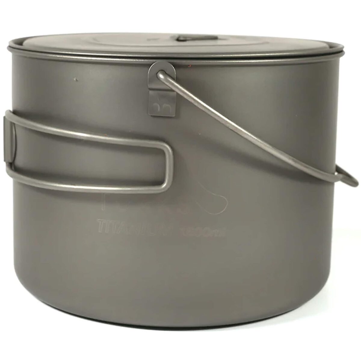 788e5293-e7c9-4c2d-beb8-c501e883f39e.jpg Titanium 1600ml Pot with Bail Handle POT-1600 - Outdoor Camping Cup Bowl