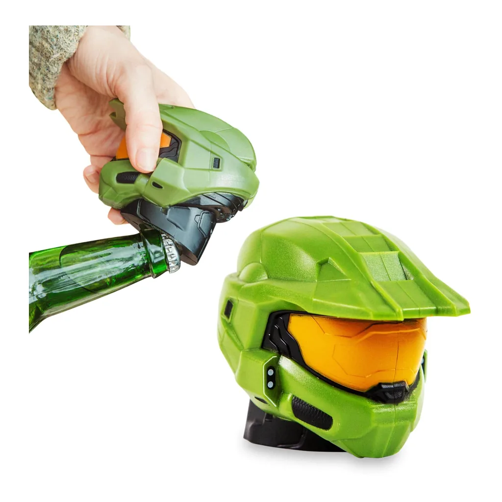 7b1b99ec-e598-4880-8215-7c6e8a9416d8.jpg Halo - Master Chief Helmet Bottle Opener - Green