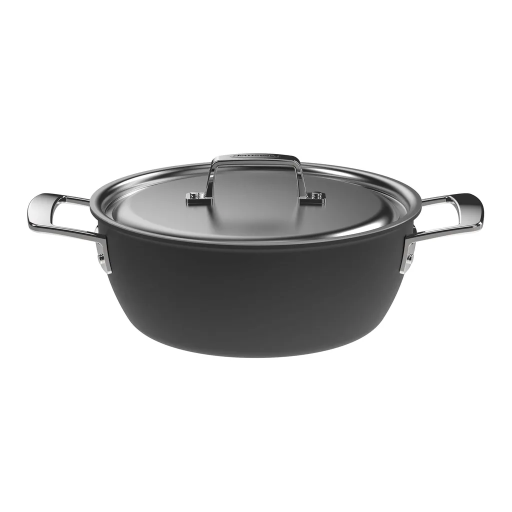 7c3c3ad5-1d05-46e8-93e1-b70f669309e3.jpg Demeyere - 5, 3.5 qt Ceramic Dutch Oven with Lid 5 Ply Made in Belgium - Black