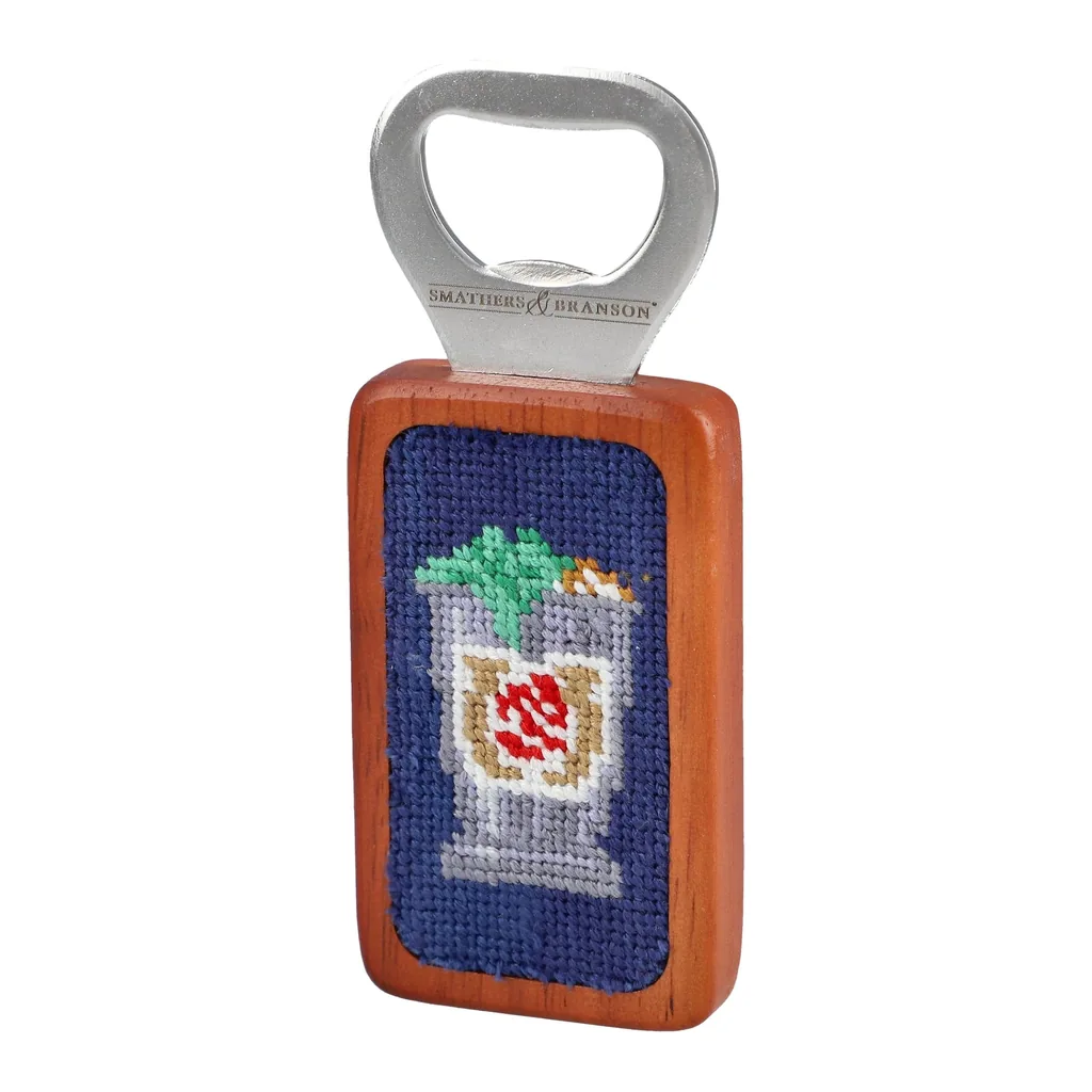 7e0acb68-3ac2-4c1e-9c6a-34a4ba49fb77.jpg Smathers & Branson - Kentucky Derby Mint Julep Bottle Opener - Navy