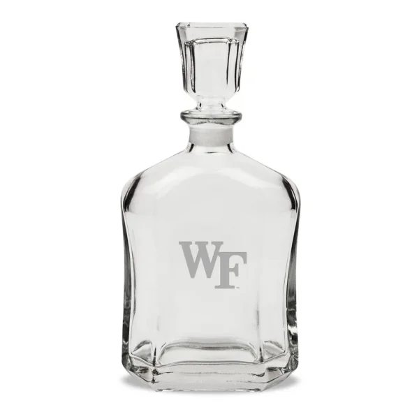 81fe4fcc-aa95-4ef3-8af8-61f472a3f1a0.jpg Jardine - Wake Forest Demon Deacons 23.75oz. Crystal Whiskey Decanter - Multicolor