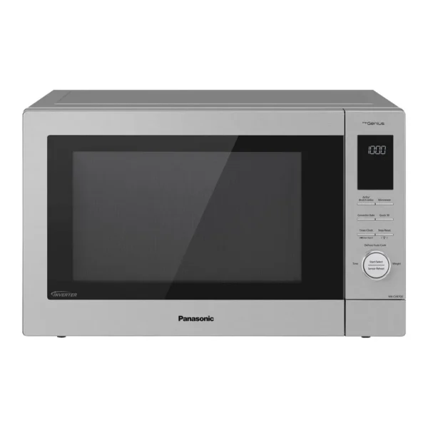 8204f84b-2eb4-45ea-8a44-b641219ad673.jpg Panasonic - HomeCHEF Connect 4-in-1 Multi-Oven 1.2 Cu. Ft. Microwave, Air Fry, Convection Bake, Broil, with Genius Sensor Cooking - Silver