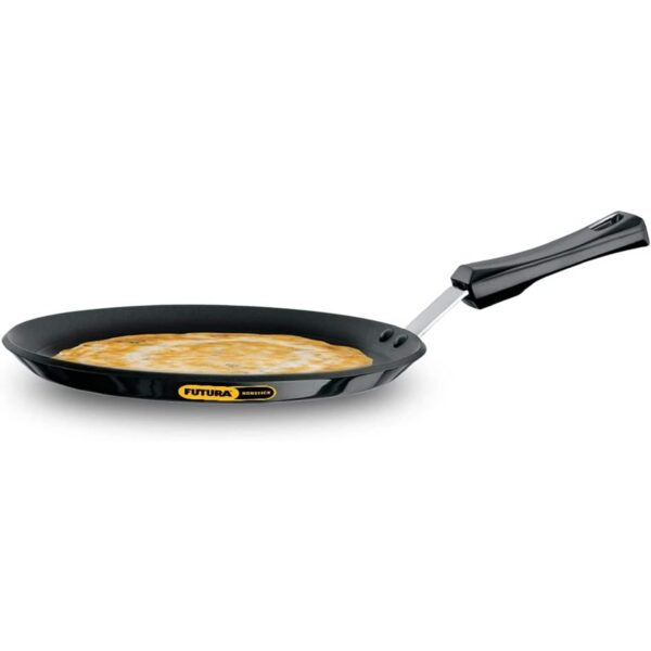 82978df0-9e3d-488f-9d1a-8972d5716b91.jpg Hawkins - NFT26P 10 Inch Nonstick Flat Tava Griddle - Black