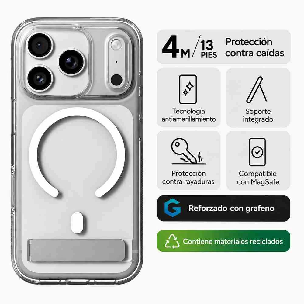 840390392497_2_8.jpg Zagg Case Crystal Palace with MagSafe KS for iPhone 18 Pro/17 Pro - Clear