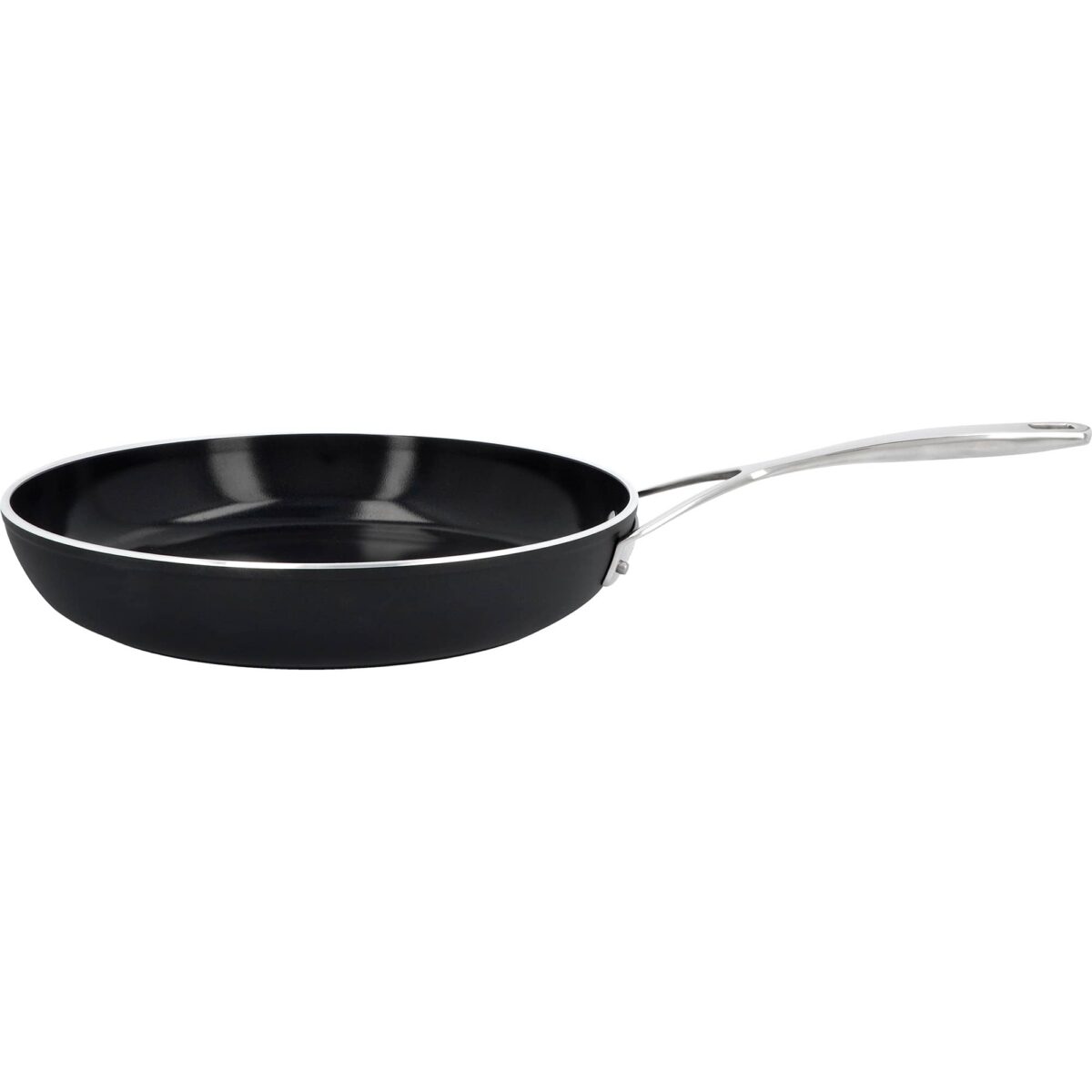 84595e9d-d8ce-4936-bd82-6b9c6fd9ec33.jpg Demeyere - AluPro 5, 12-Inch Ceramic Nonstick Fry Pan 5 Ply Made in Italy - Black