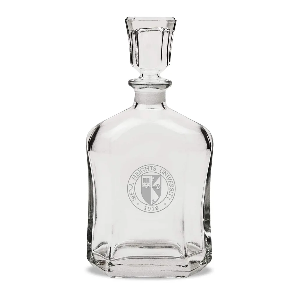 84aa8264-1ba5-423a-b127-31cb481915ef.jpg Jardine - Siena Heights Saints 23.75oz. Crystal Whisky Decanter - Multicolor