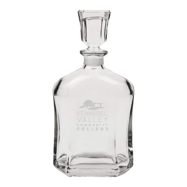 865c0862-0ca2-455e-88b8-4ab054c23047.jpg Jardine - Kennebec Valley Community College 23.75oz. Crystal Whisky Decanter - Multicolor
