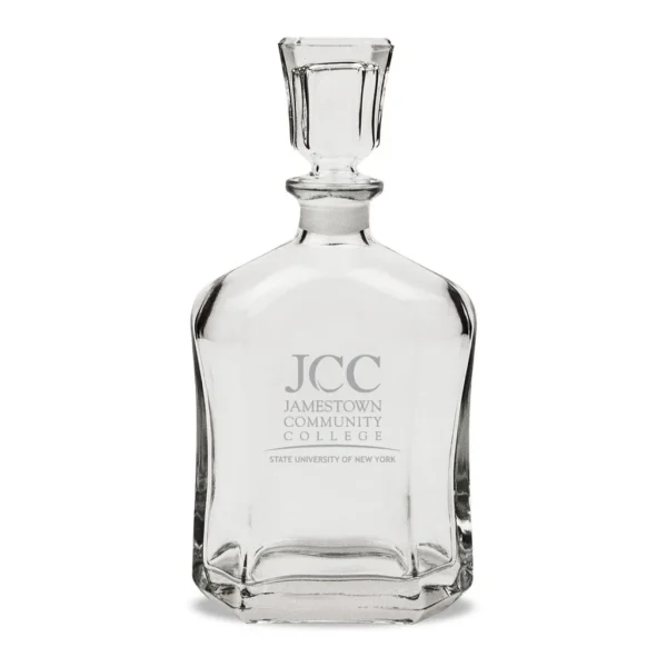 86bfd945-6c7c-46de-b3cb-c0531dd0c4c8.jpg Jardine - SUNY Jamestown Community College 23.75oz. Crystal Whiskey Decanter - Multicolor