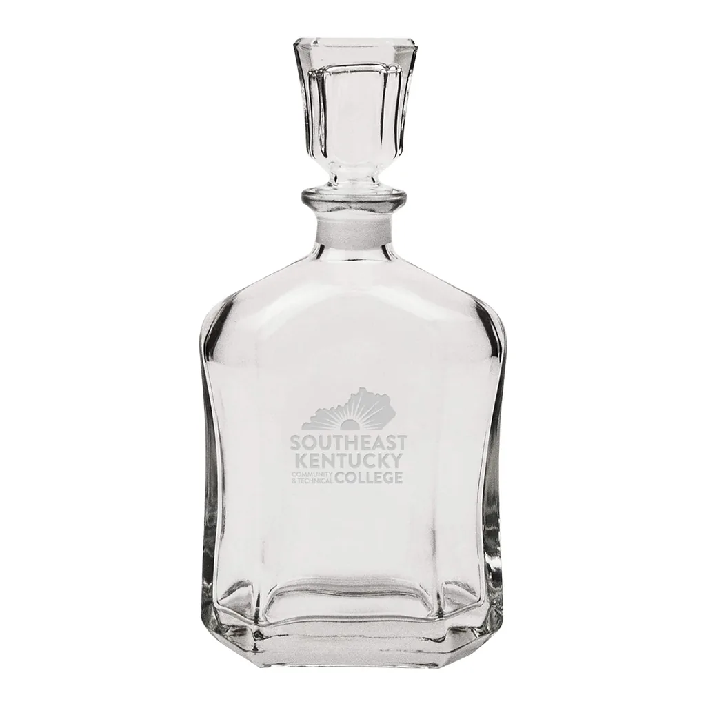 873b24bd-d9dc-4e1d-86f3-01f155320a79.jpg Jardine - Southeast Kentucky Community & Technical College 23.75oz. Crystal Whisky Decanter - Multicolor