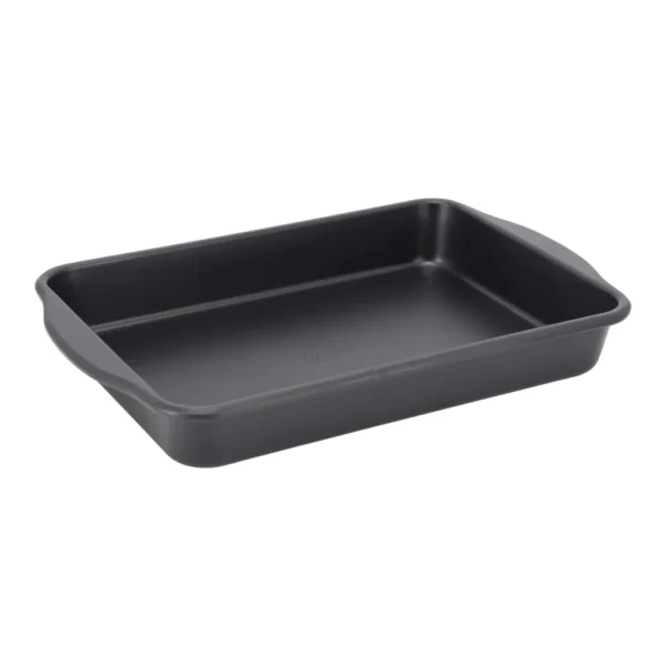 8ac5ebf9-cd03-4df1-b6bb-0665bc01a335.jpg Oster - Teston Platinum Collection 13x9 Inch Nonstick Carbon Steel Baking Pan - Matte Black
