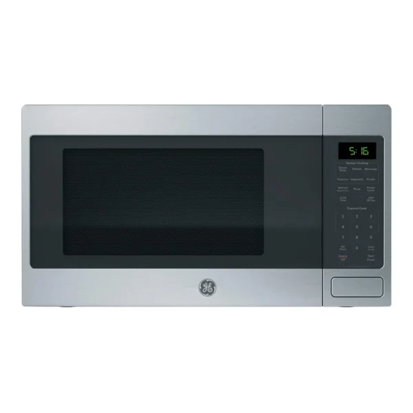 8ad015ed-3cc8-4a15-becb-5b2ca6b8a6b1.jpg GE - 1.6 Cu. Ft. Countertop Microwave with Sensor Cooking and Defrost - Stainless Steel