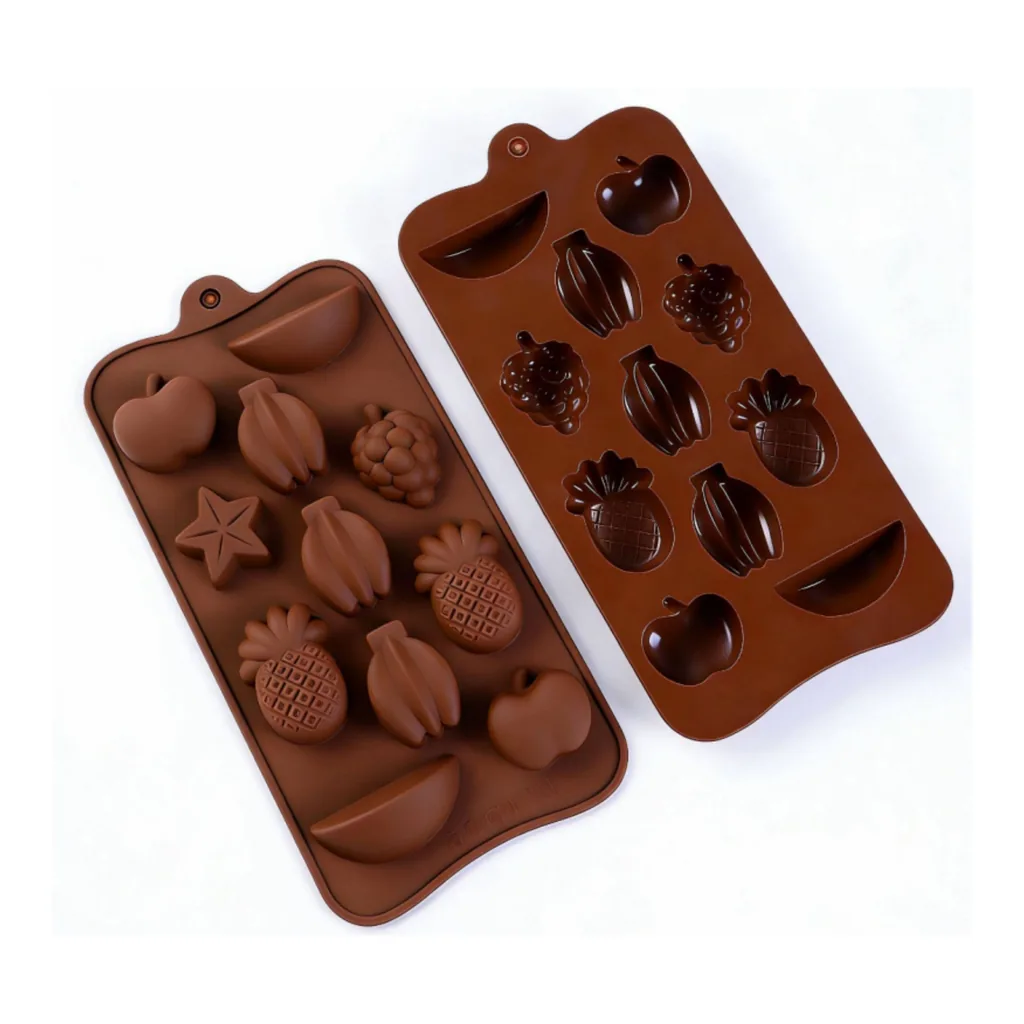 8af975ac-9208-4a2b-a355-56517d2af9cd.jpg Kitcheniva - Silicone Small Fruit Chocolate Drop Mold (4.1 x 8.3 Inch)