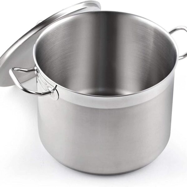 8c2bddad-e7da-450e-84ee-5149927f7b55.jpg Cooks Standard - Professional 8 qt S/S Stock Pot with Lid | Induction Cookware for Pasta, Soup, Canning,Oven Safe, Dishwasher Safe - Stainless Steel