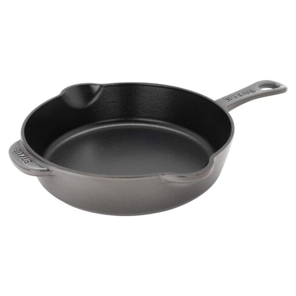 8c7384df-3518-4a2d-af8e-3decb8665886.jpg Staub - Cast Iron 8.5-inch Traditional Deep Skillet - Graphite Grey