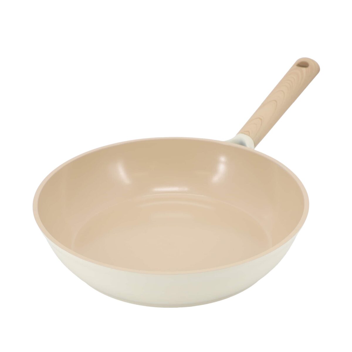 8ca947a9-807c-477c-a840-f164f948dd19.jpg Gibson - Elite Folkstone 10 Inch Ceramic Nonstick Cast Aluminum Frypan - Beige