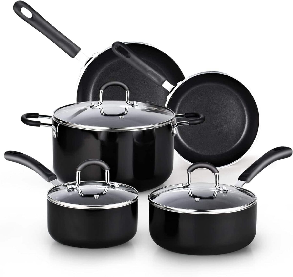 8cd52c7e-9c34-4d57-b1ac-f803c54c4571.jpg Cook N Home - 8pc Nonstick Aluminum cookware set - Black