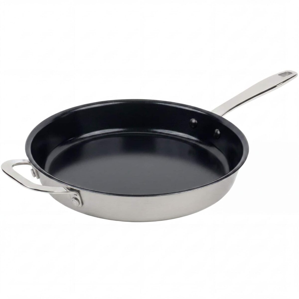 8e1d122d-b32f-4fad-8dd5-d8405d627aae.jpg Alva - Maestro Nonstick Stainless Steel Frying Pan - Black