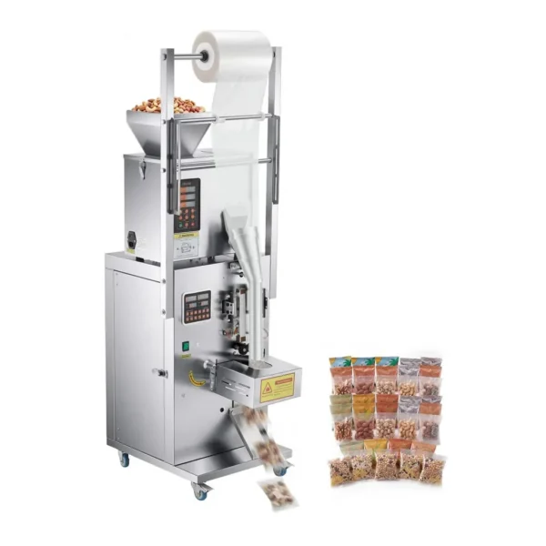 8ed172fa-043c-4b53-856b-7ba4b6df4029.jpg VEVOR SBF-100-V1 Powder Filling and Sealing Machine, 1-99.9g(0.002-0.22lbs) Automatic Particle Granule Packaging Machine, Stainless Steel – Silver
