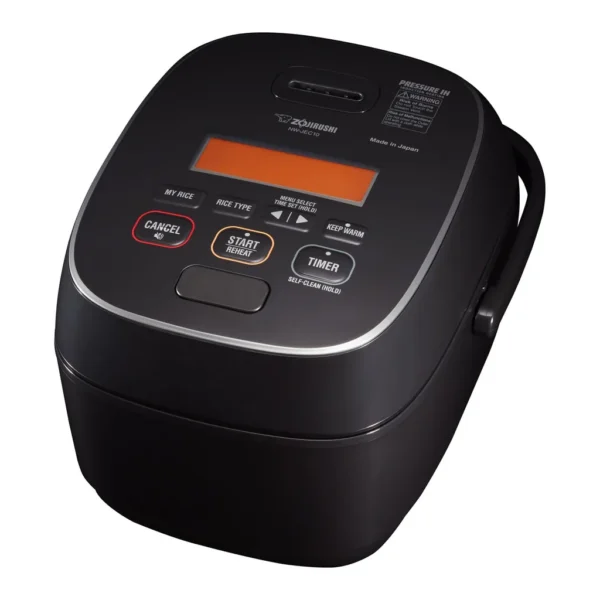8eeb5747-173d-4a33-8af1-9cddd2c293f1.jpg Zojirushi NW-JEC10BA Induction Heating Pressure Cooker/Warmer - 5.5 Cup – Black
