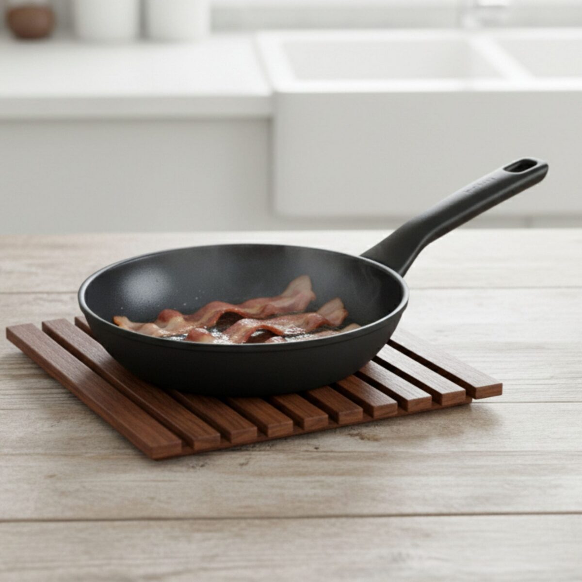 8fac4d24-a6b4-483d-8a76-cecd8503b964.jpg BergHOFF - DiNA Helix Nonstick Ceramic Frying Pan 8", Recycled Aluminum - Black