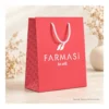 FARMASI Carton Bag Small — Coral — Decorative scene; styling props not included FARMASI Carton Bag Small — Coral — Decorative scene; styling props not included