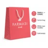 FARMASI Carton Bag Small — Coral — Small Coral carton bag characteristics FARMASI Carton Bag Small — Coral — Small Coral carton bag characteristics