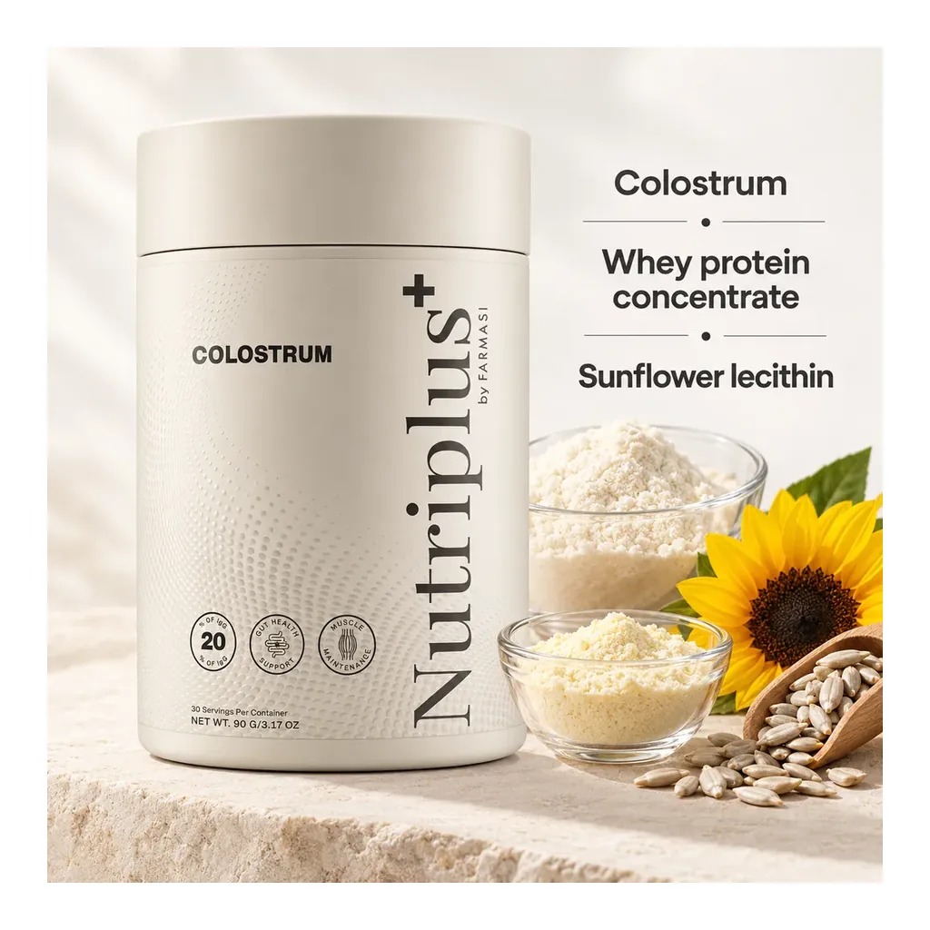 FARMASI Nutriplus+ Colostrum – 90 g – Verified ingredients FARMASI Nutriplus+ Colostrum – 90 g – verified ingredients