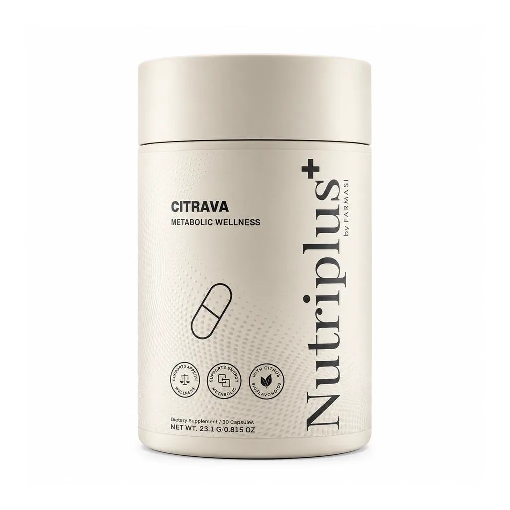 FARMASI Nutriplus+ Citrava – 30 Capsules – Main product on white FARMASI Nutriplus+ Citrava – 30 Capsules – main product on white