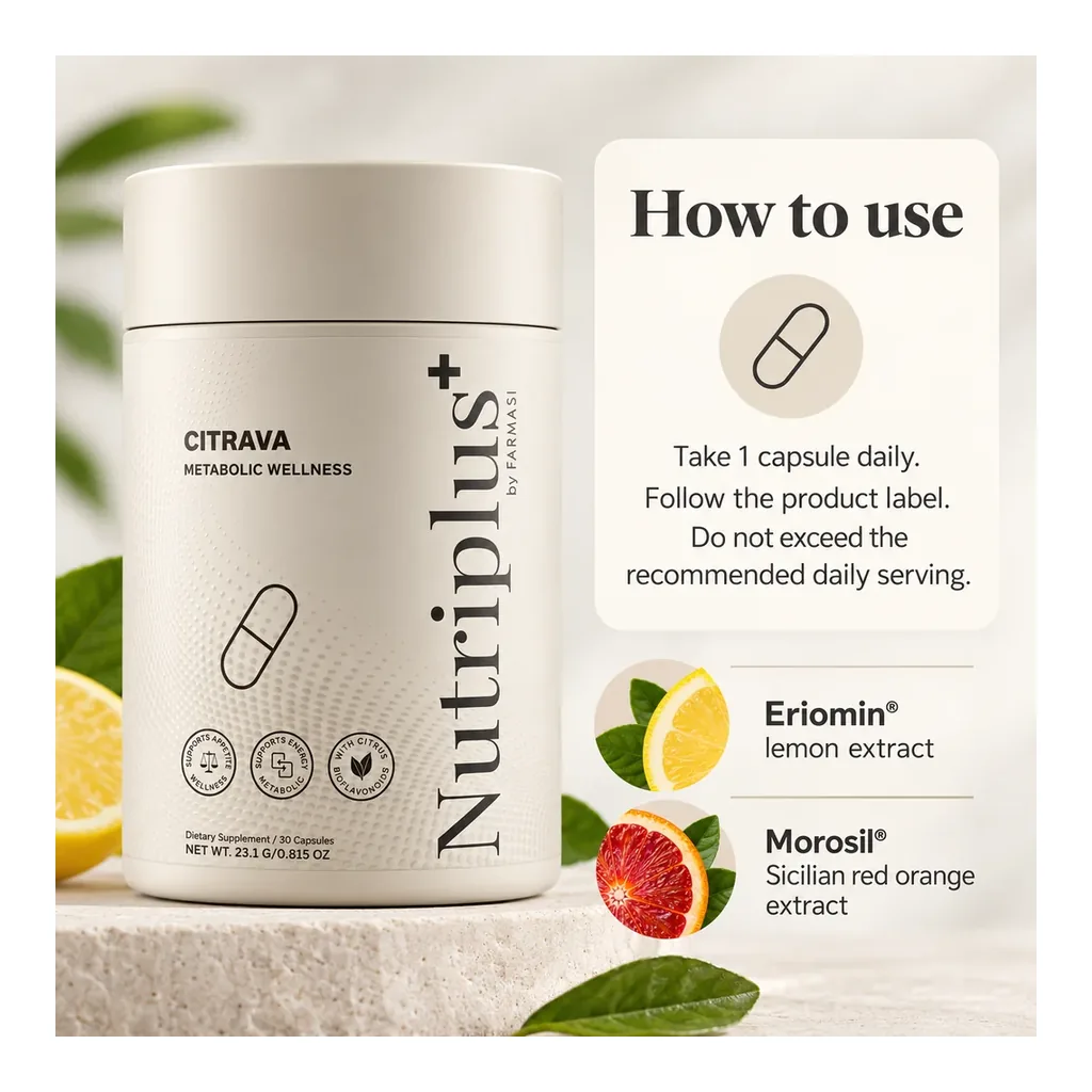 FARMASI Nutriplus+ Citrava – 30 Capsules – How to use FARMASI Nutriplus+ Citrava – 30 Capsules – how to use