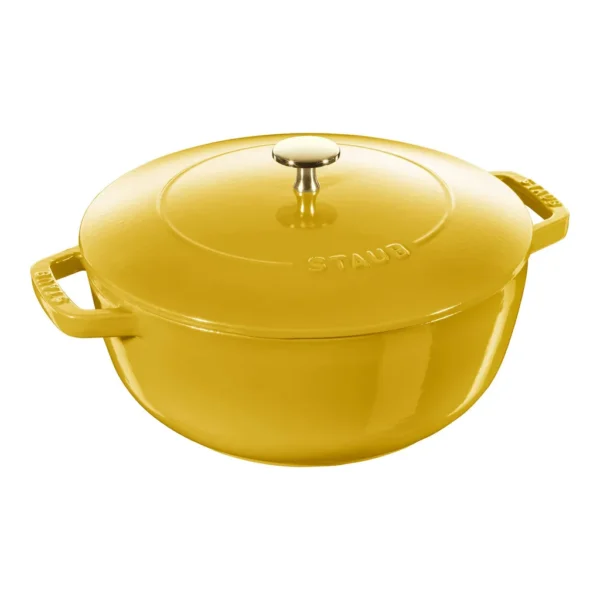 91ff9707-6e31-42ef-9e28-b34f6f0bc884.jpg Staub - Cast Iron Essential French Oven, Dutch Oven, 5-quart, serves 5-6, Made in France - Citron