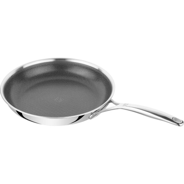 92882a7c-b228-4063-95b0-7de8763063f7.jpg ZWILLING - Peak 12-inch Ceramic Nonstick Dual Performance Fry Pan - Stainless Steel
